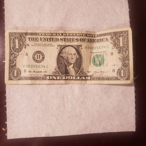 Low Serial Number One Dollar 2013